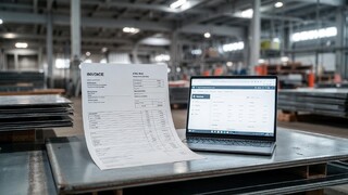 قیمت ورق فولادی؛ چرا قیمت‌های سایت‌ها با فاکتور نهایی فرق دارد؟