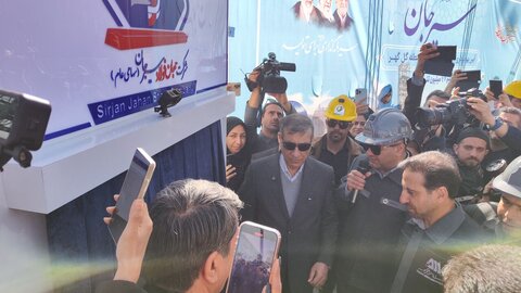 افتتاح پروژه ۱.۷ میلیون تُنی جهان‌فولاد سیرجان