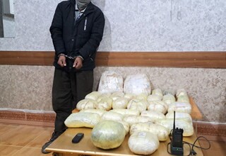 دستگیری قاچاقچی و کشف بیش از ۴۱ کیلوگرم مواد مخدر در تایباد