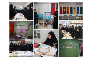 نمایش حدود ۲۵۰۰ اثر در بازارچه کسب‌وکار دانش‌آموزان دبیرستان امام رضا (ع)