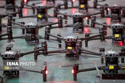 تصاویری از پهپادهای امدادی سازمان امداد و نجات جمعیت هلال‌احمر