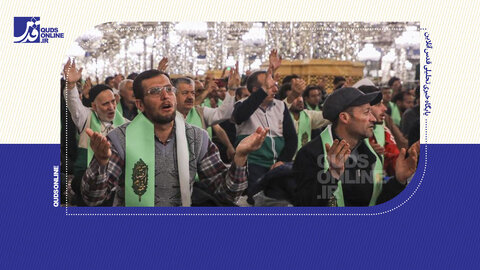 دستان پینه بسته به ضریح امام رئوف رسیدند