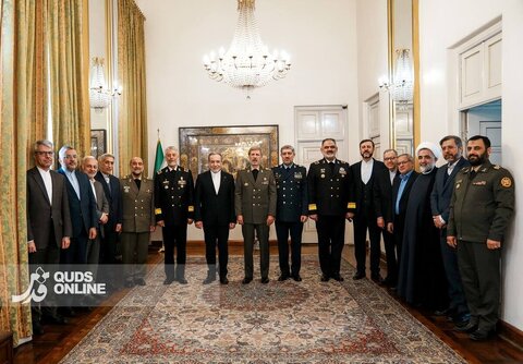 فرماندهان ارشد ارتش ایران مهمان عراقچی شدند