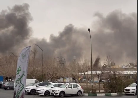 آتش‌ سوزی در نیروگاه برق آلستوم ستارخان تهران