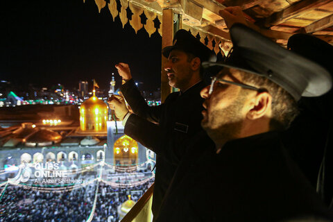 گلبانگ الله اکبر در حرم مطهر رضوی