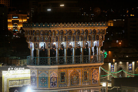 گلبانگ الله اکبر در حرم مطهر رضوی