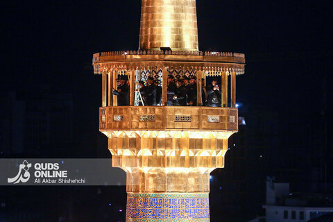 گلبانگ الله اکبر در حرم مطهر رضوی