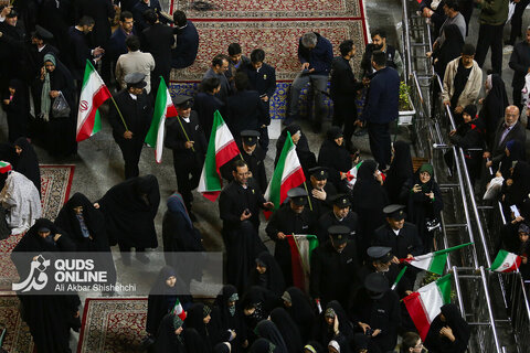 گلبانگ الله اکبر در حرم مطهر رضوی