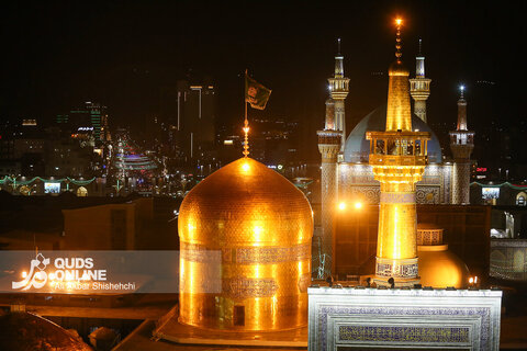 گلبانگ الله اکبر در حرم مطهر رضوی