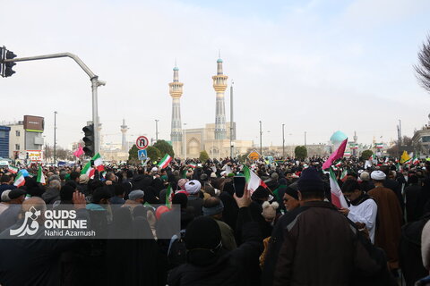 گزارش تصویری | راهپیمایی ۲۲ بهمن در مشهد - ۱