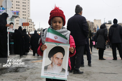 گزارش تصویری | راهپیمایی ۲۲ بهمن در مشهد - ۱