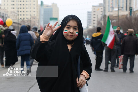 گزارش تصویری | راهپیمایی ۲۲ بهمن در مشهد - ۱