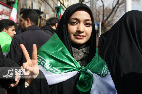 گزارش تصویری | راهپیمایی ۲۲ بهمن در مشهد - ۱