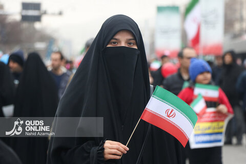 گزارش تصویری | راهپیمایی ۲۲ بهمن در مشهد - ۱