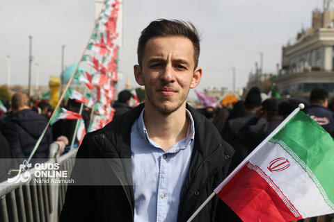 گزارش تصویری | راهپیمایی ۲۲ بهمن در مشهد - ۱