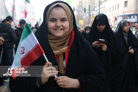 گزارش تصویری | راهپیمایی ۲۲ بهمن در مشهد - ۱