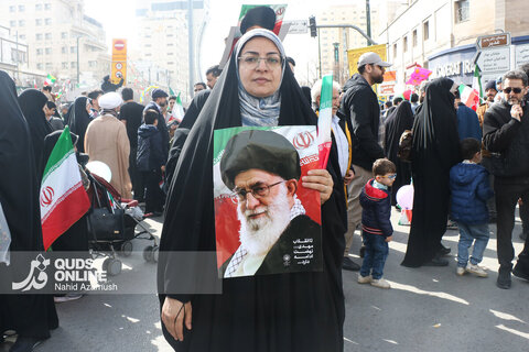 گزارش تصویری | راهپیمایی ۲۲ بهمن در مشهد - ۱