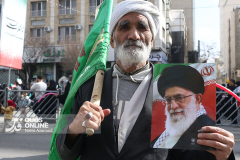 گزارش تصویری | راهپیمایی ۲۲ بهمن در مشهد - ۱