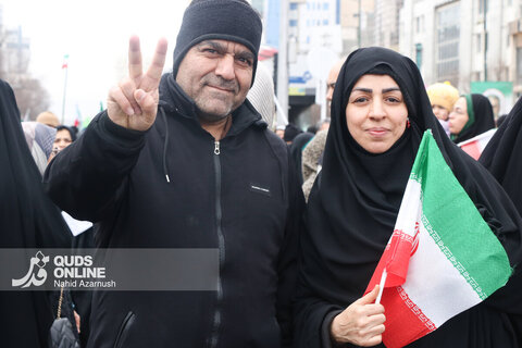 گزارش تصویری | راهپیمایی ۲۲ بهمن در مشهد - ۱