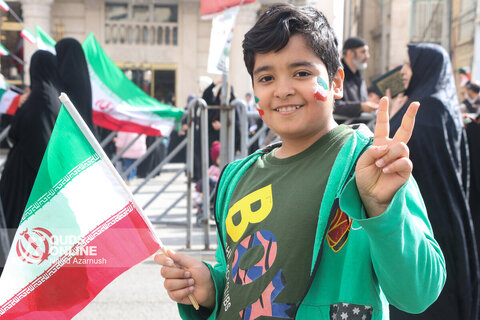 گزارش تصویری | راهپیمایی ۲۲ بهمن در مشهد - ۱