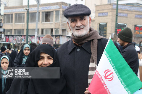 گزارش تصویری | راهپیمایی ۲۲ بهمن در مشهد - ۱