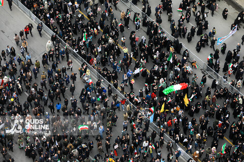 راهپیمایی  مردم مشهد در ۲۲ بهمن ماه
