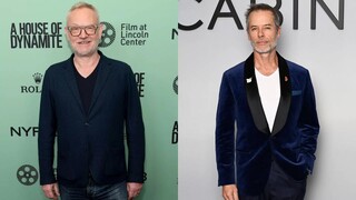 گای پیرس و جرد هریس در نقش رهبران جنگ جهانی دوم