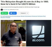 ثروت افسانه‌ای با فروش دامنه AI.com