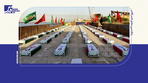 ورود پیکر ۸۵ شهید دفاع مقدس دوران دفاع به میهن