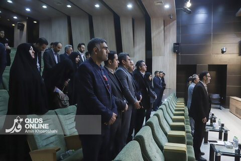 گزارش تصویری | مراسم رونمایی از کتاب سرای امیرکبیر در موسسه فرهنگی قدس