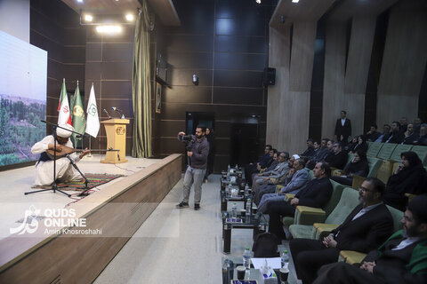 گزارش تصویری | مراسم رونمایی از کتاب سرای امیرکبیر در موسسه فرهنگی قدس