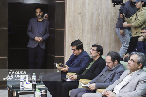 گزارش تصویری | مراسم رونمایی از کتاب سرای امیرکبیر در موسسه فرهنگی قدس