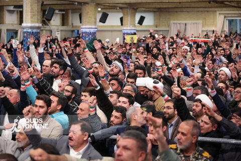 دیدار مردم آذربایجان شرقی با رهبر معظم انقلاب