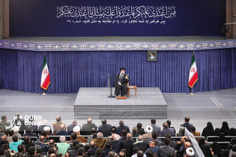 دیدار مردم آذربایجان شرقی با رهبر معظم انقلاب