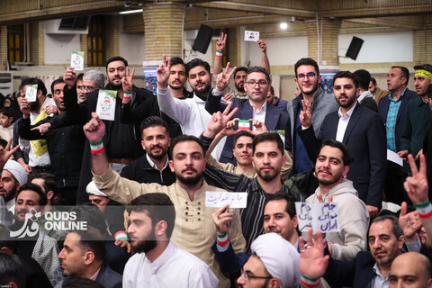 دیدار مردم آذربایجان شرقی با رهبر معظم انقلاب