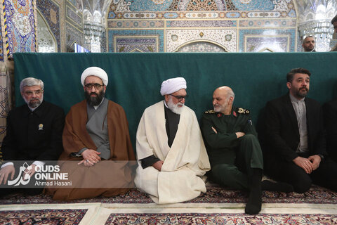 مراسم اربعین شهدای فتنه آمریکایی و صهیونیستی - حرم مطهر رضوی