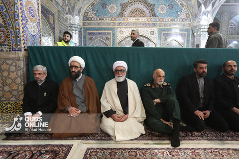 مراسم اربعین شهدای فتنه آمریکایی و صهیونیستی - حرم مطهر رضوی