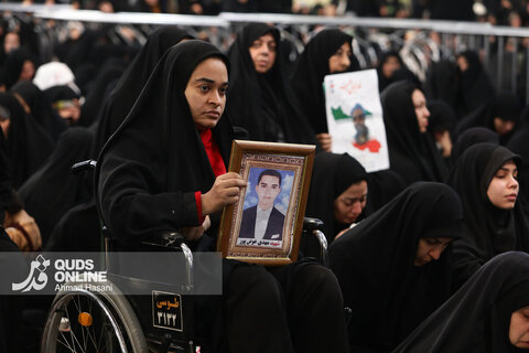 مراسم اربعین شهدای فتنه آمریکایی و صهیونیستی - حرم مطهر رضوی