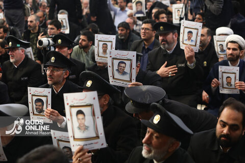 مراسم اربعین شهدای فتنه آمریکایی و صهیونیستی - حرم مطهر رضوی