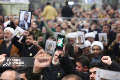 مراسم اربعین شهدای فتنه آمریکایی و صهیونیستی - حرم مطهر رضوی