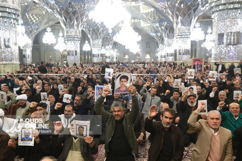 مراسم اربعین شهدای فتنه آمریکایی و صهیونیستی - حرم مطهر رضوی