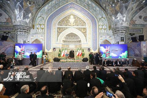 مراسم اربعین شهدای فتنه آمریکایی و صهیونیستی - حرم مطهر رضوی