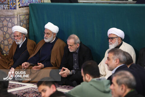 مراسم اربعین شهدای فتنه آمریکایی و صهیونیستی - حرم مطهر رضوی