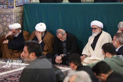 مراسم اربعین شهدای فتنه آمریکایی و صهیونیستی - حرم مطهر رضوی