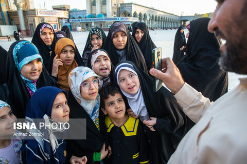 استهلال ماه مبارک رمضان در مسجد مقدس جمکران
