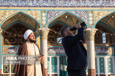 استهلال ماه مبارک رمضان در مسجد مقدس جمکران