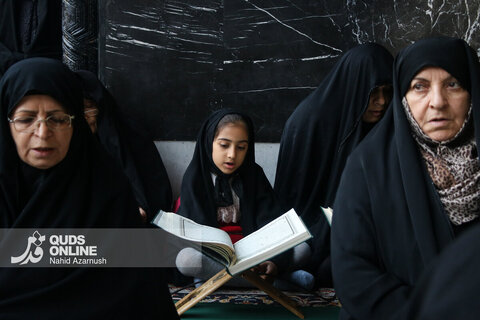 گزارش تصویری | ترتیل خوانی قرآن کریم در حرم مطهر رضوی