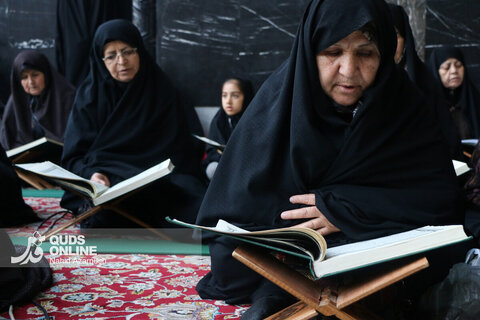 گزارش تصویری | ترتیل خوانی قرآن کریم در حرم مطهر رضوی