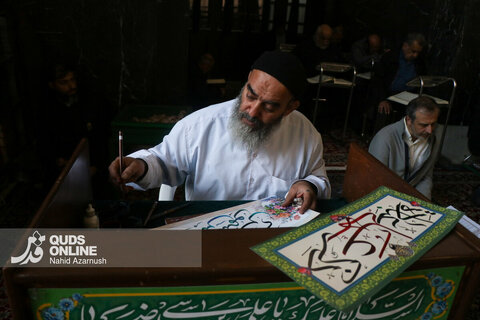 گزارش تصویری | ترتیل خوانی قرآن کریم در حرم مطهر رضوی