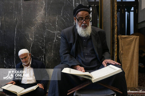 گزارش تصویری | ترتیل خوانی قرآن کریم در حرم مطهر رضوی